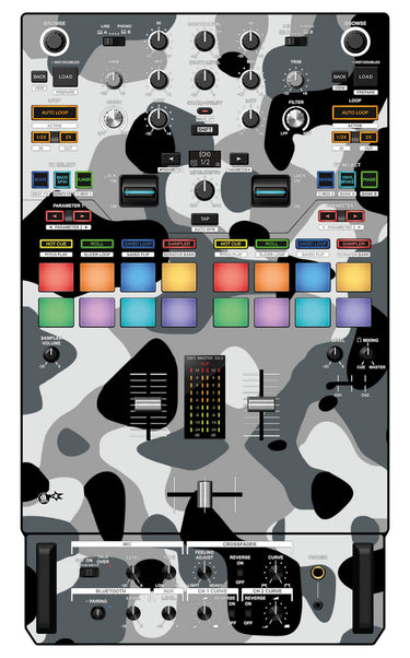 Pioneer DJ DJM S7 Skin Camo Snow